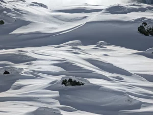 Unberührte Schneelandschaft am Arlberg